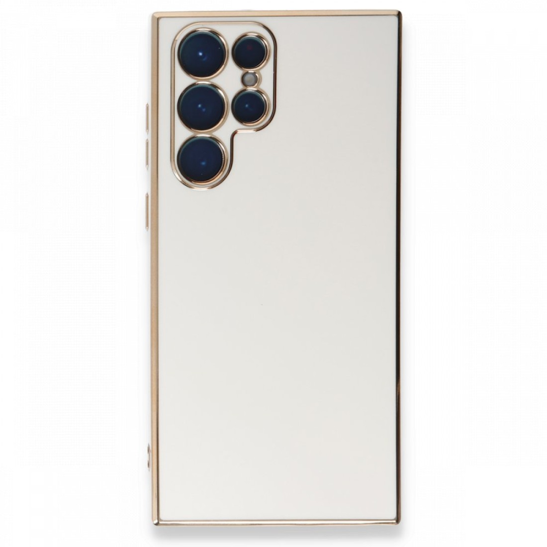  Samsung Galaxy S22 Ultra Kılıf Volet Silikon - Beyaz