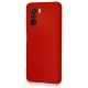 Xiaomi Redmi K40 Kılıf Nano içi Kadife Silikon - Kırmızı Xiaomi Redmi K40 Kılıf Nano içi Kadife Silikon - Kırmızı