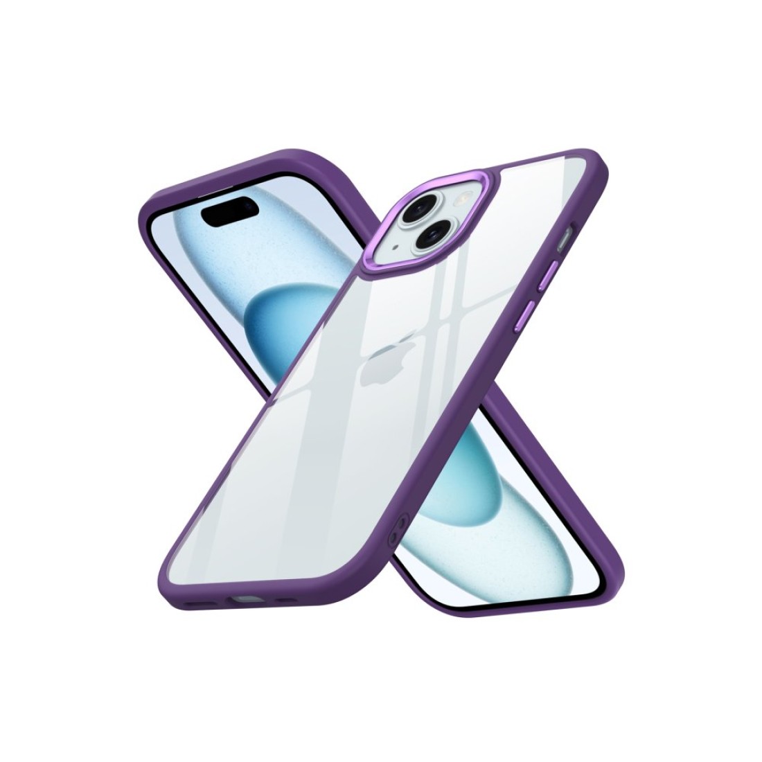  iPhone 15 Kılıf Power Silikon - Mor