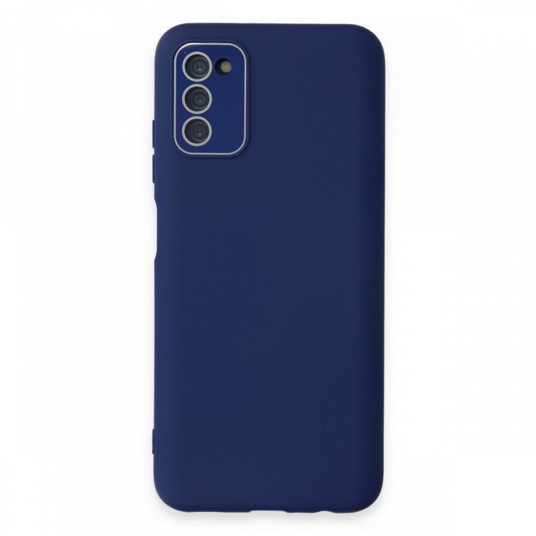  Samsung Galaxy A03S Kılıf Lansman Glass Kapak - Sky Blue