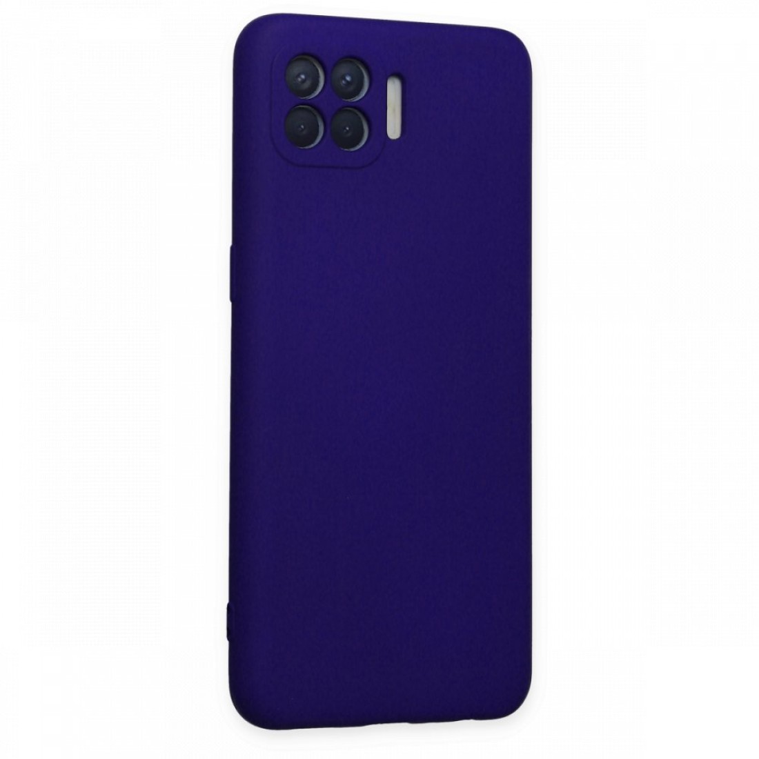 Oppo Reno 4 Lite Kılıf Nano içi Kadife Silikon - Mor Oppo Reno 4 Lite Kılıf Nano içi Kadife Silikon - Mor