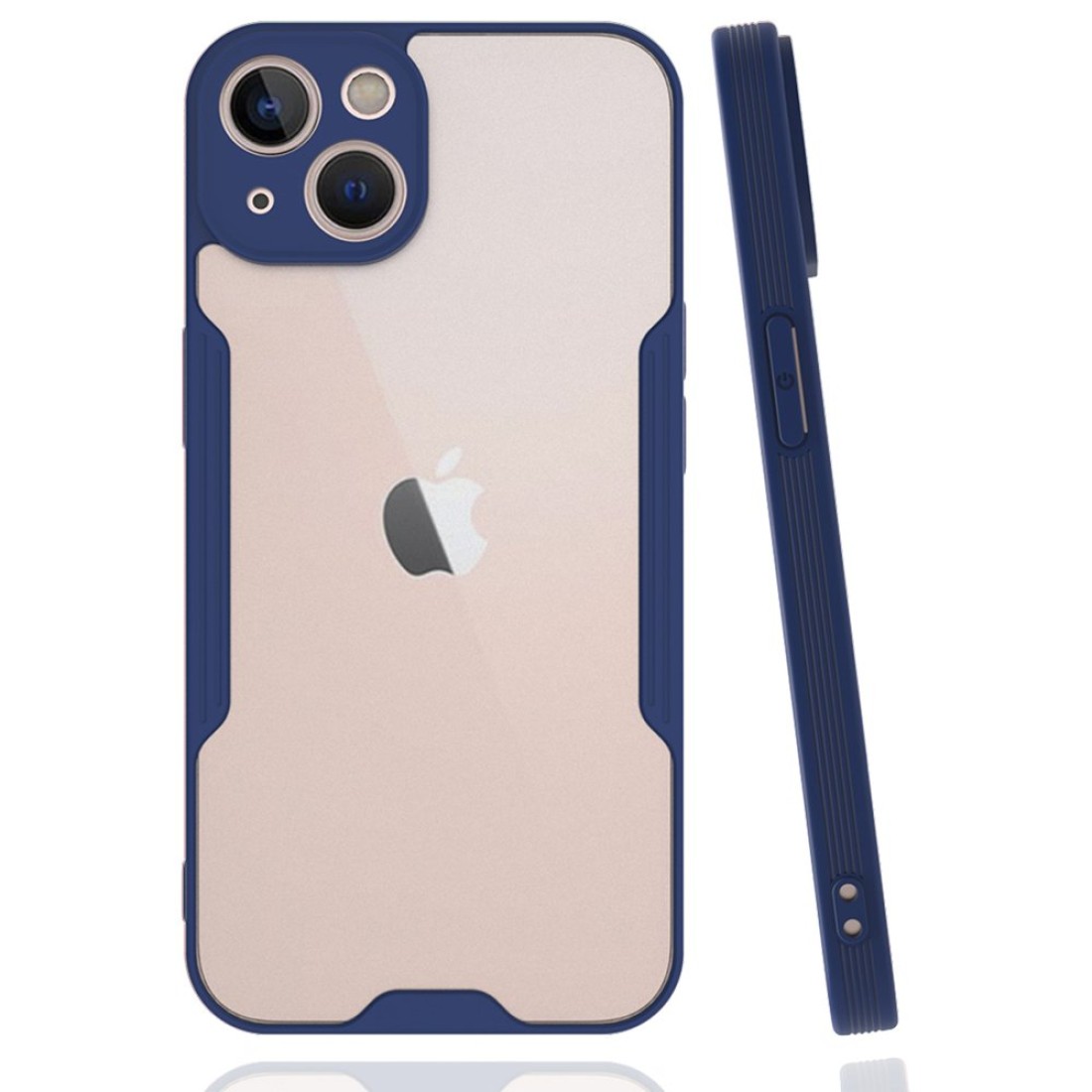  iPhone 14 Plus Kılıf Platin Silikon - Lacivert