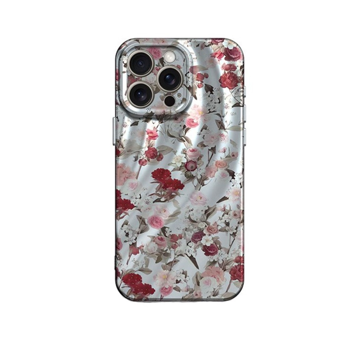  iPhone 15 Pro Max Kılıf Crew Desenli Kapak - Çiçek