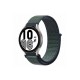  Samsung Galaxy Watch 5 Hasırlı Cırtcırtlı Kordon - Lacivert-Yeşil