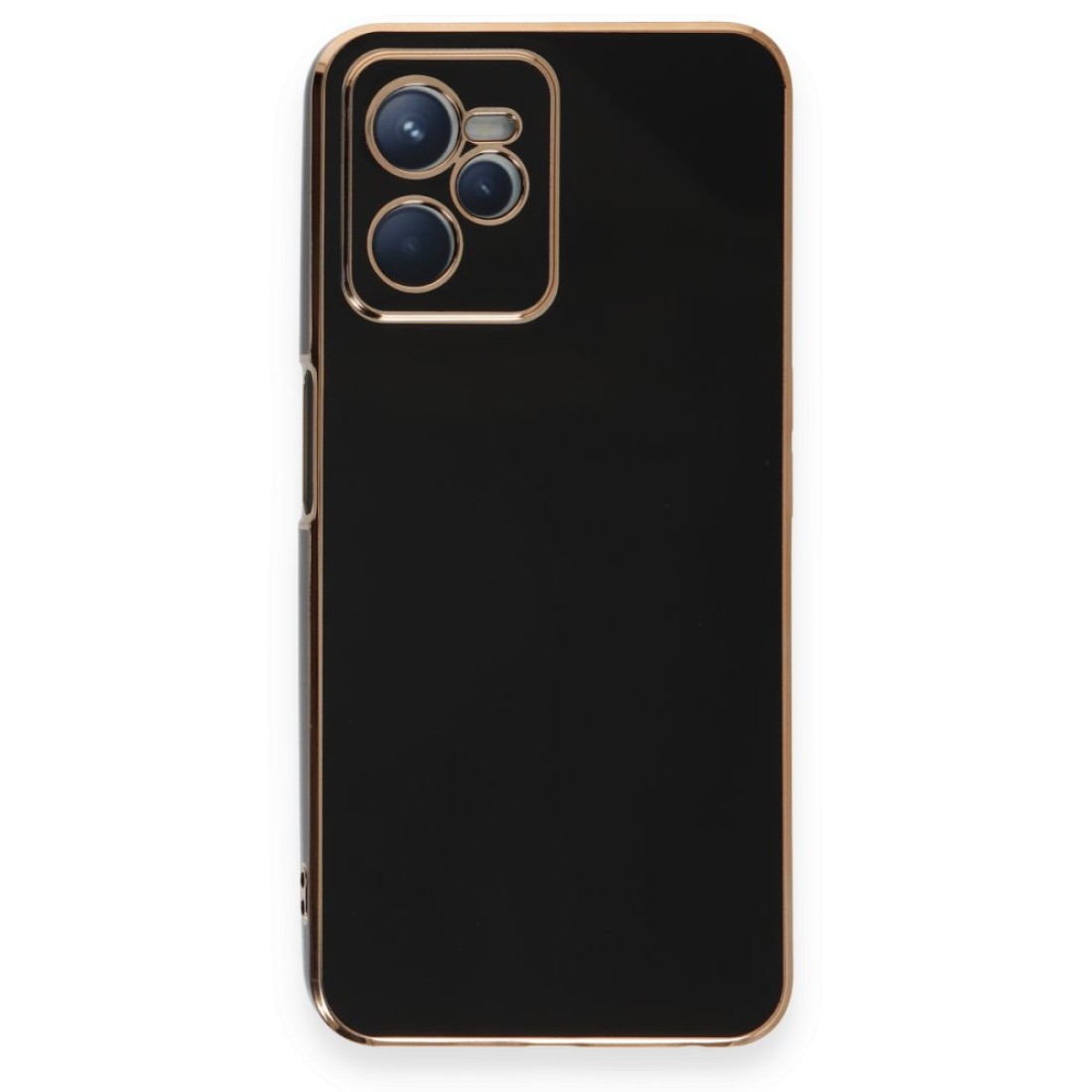  Realme C35 Kılıf Volet Silikon - Siyah
