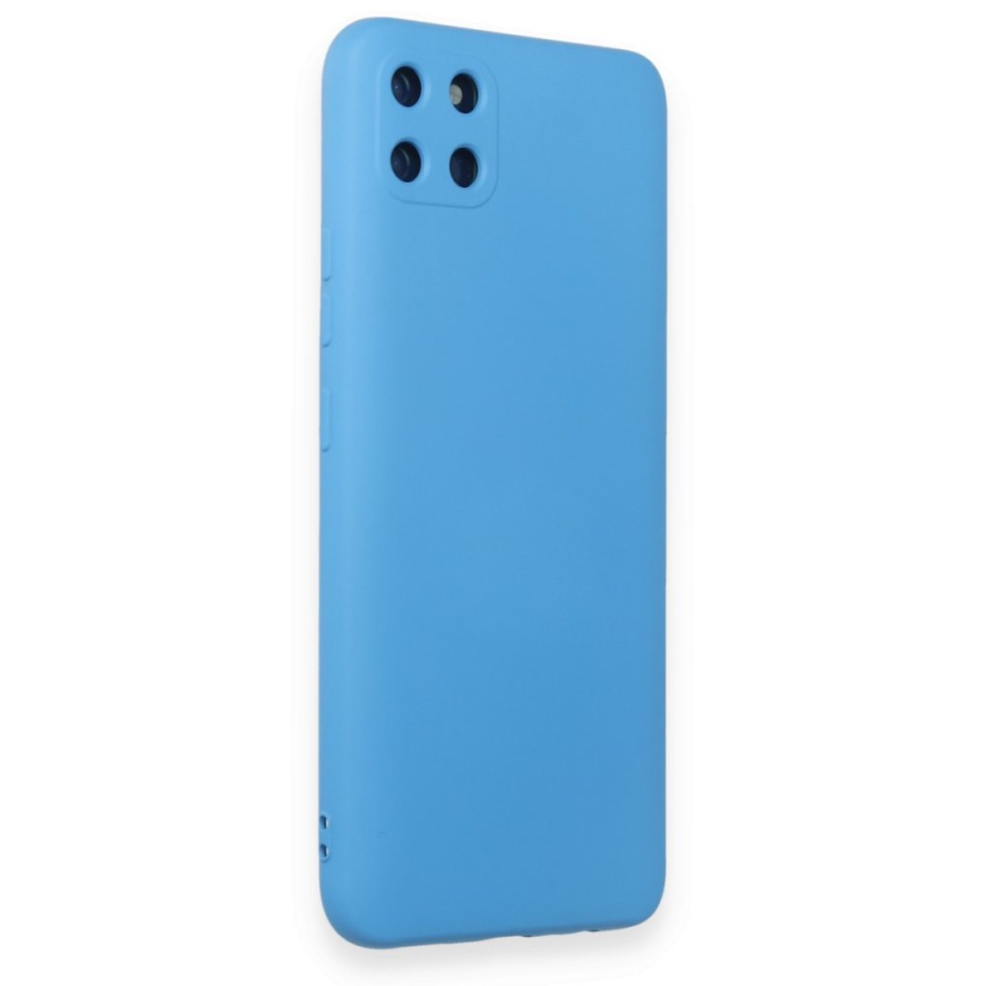  Realme C11 Kılıf Nano içi Kadife Silikon - Mavi
