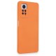 Xiaomi Redmi Note 12 Pro 4G Kılıf Nano içi Kadife Silikon - Turuncu Xiaomi Redmi Note 12 Pro 4G Kılıf Nano içi Kadife Silikon - Turuncu