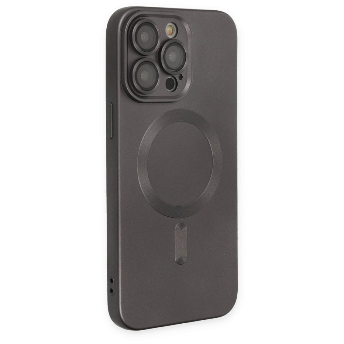  iPhone 14 Pro Kılıf Moshi Lens Magneticsafe Silikon - Füme