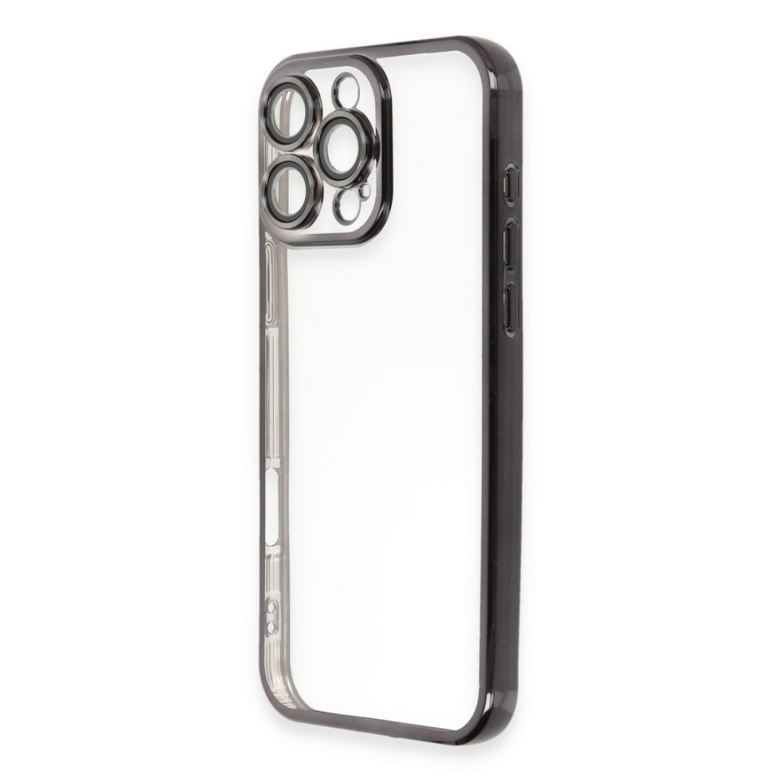 iPhone 16 Pro Max Kılıf Razer Lensli Silikon - Siyah iPhone 16 Pro Max Kılıf Razer Lensli Silikon - Siyah