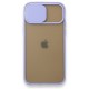  iPhone 11 Pro Kılıf Palm Buzlu Kamera Sürgülü Silikon - Lila