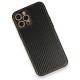 iPhone 12 Pro Kılıf Coco Karbon Silikon - Siyah iPhone 12 Pro Kılıf Coco Karbon Silikon - Siyah