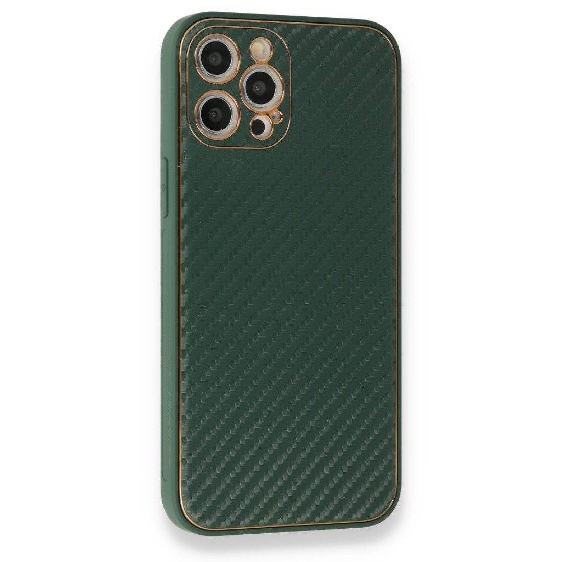  iPhone 12 Pro Kılıf Coco Karbon Silikon - Yeşil