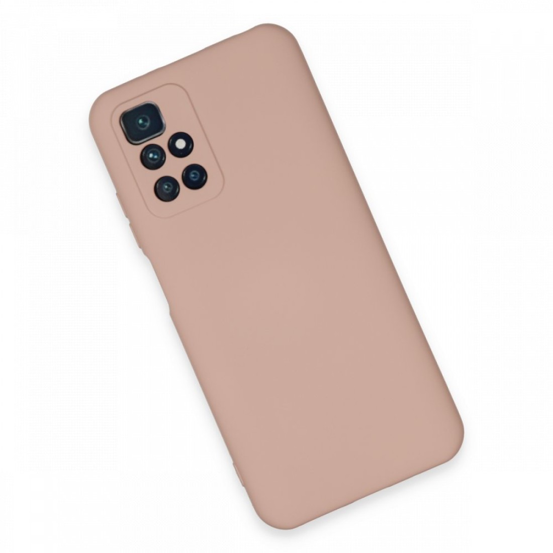  Xiaomi Redmi Note 11 4G Kılıf Nano içi Kadife Silikon - Pudra
