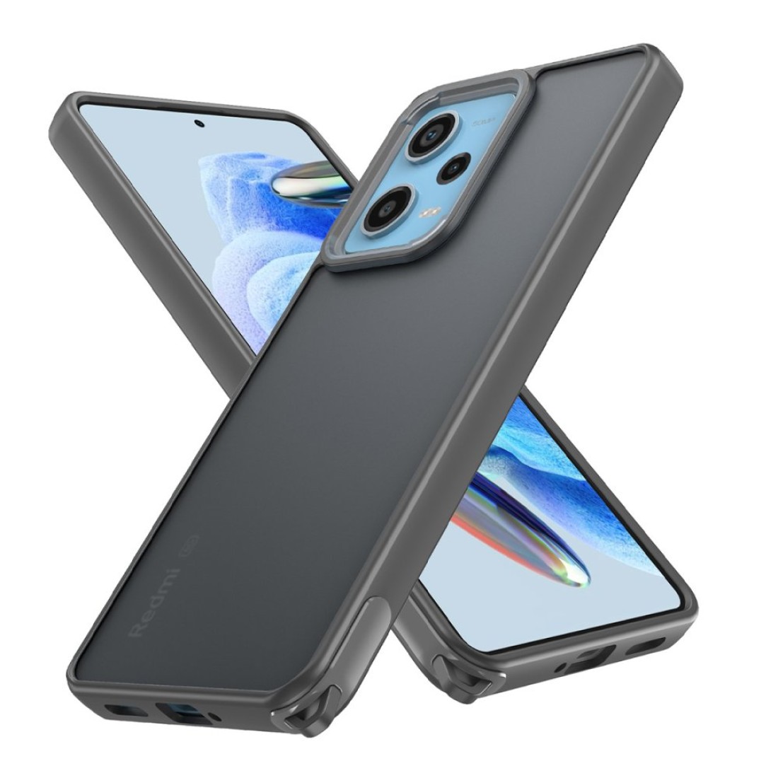  Xiaomi Redmi Note 12 Pro 5G Kılıf Elegant Kapak - Titan Gri