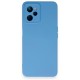 Realme C35 Kılıf Nano içi Kadife Silikon - Mavi Realme C35 Kılıf Nano içi Kadife Silikon - Mavi
