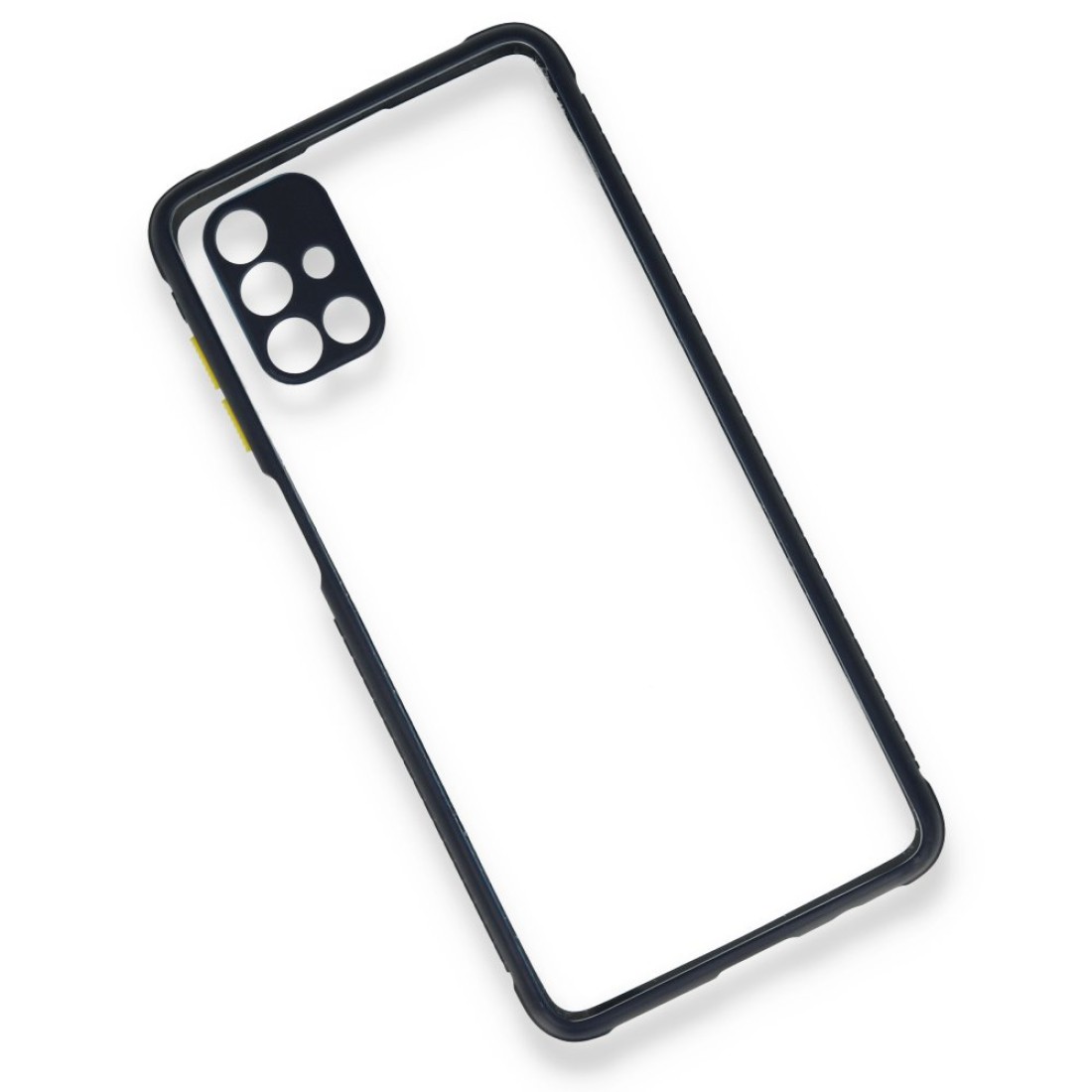 Samsung Galaxy M51 Kılıf Miami Şeffaf Silikon - Lacivert Samsung Galaxy M51 Kılıf Miami Şeffaf Silikon - Lacivert