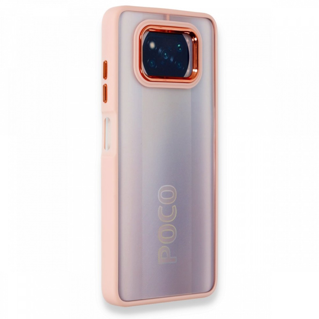  Xiaomi Pocophone X3 Kılıf Dora Kapak - Pudra