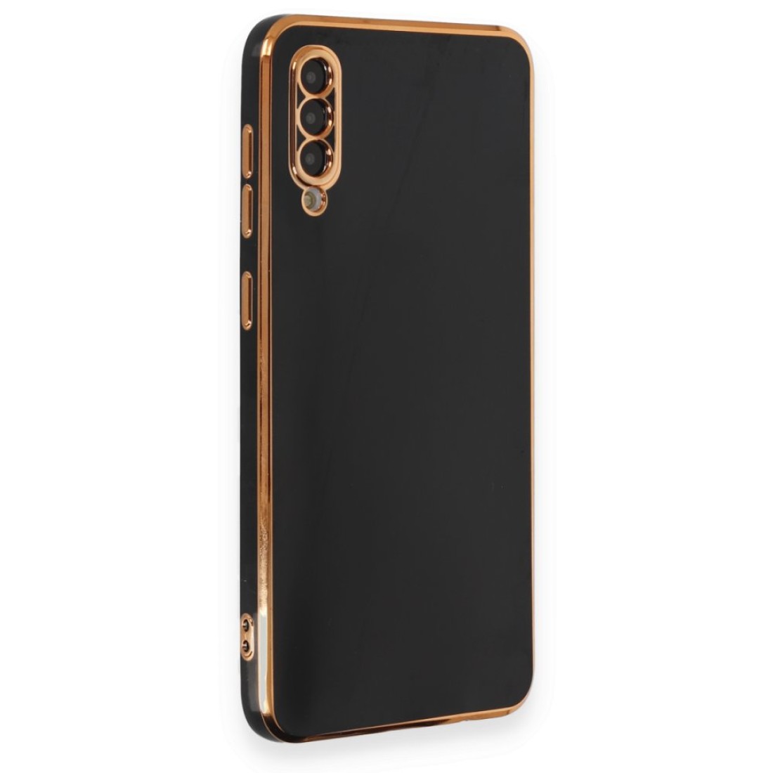  Samsung Galaxy A50 Kılıf Volet Silikon - Siyah