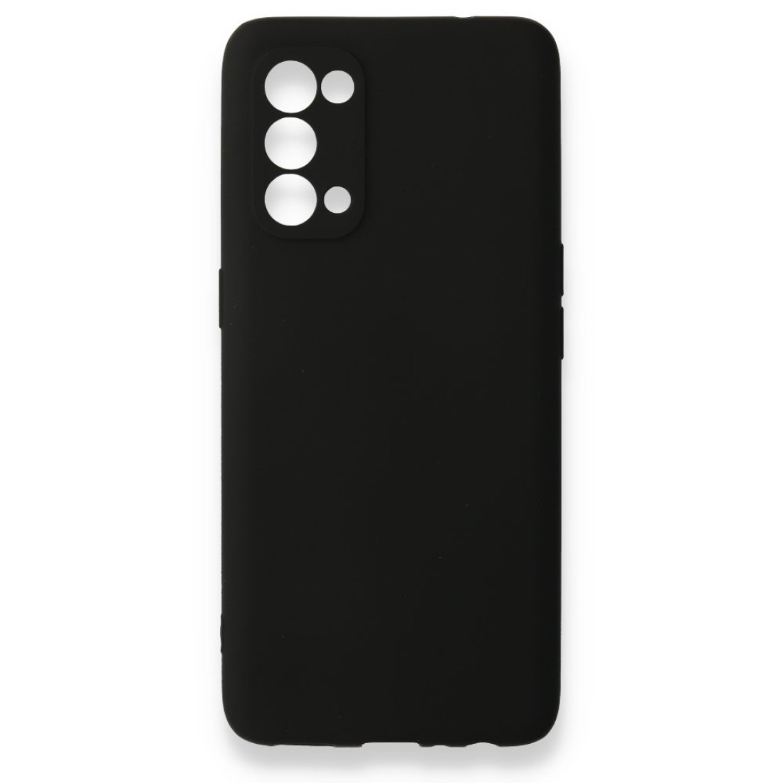  Oppo Reno 5 Pro Kılıf First Silikon - Siyah