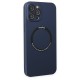  iPhone 12 Pro Kılıf Jack Magneticsafe Lens Silikon - Lacivert