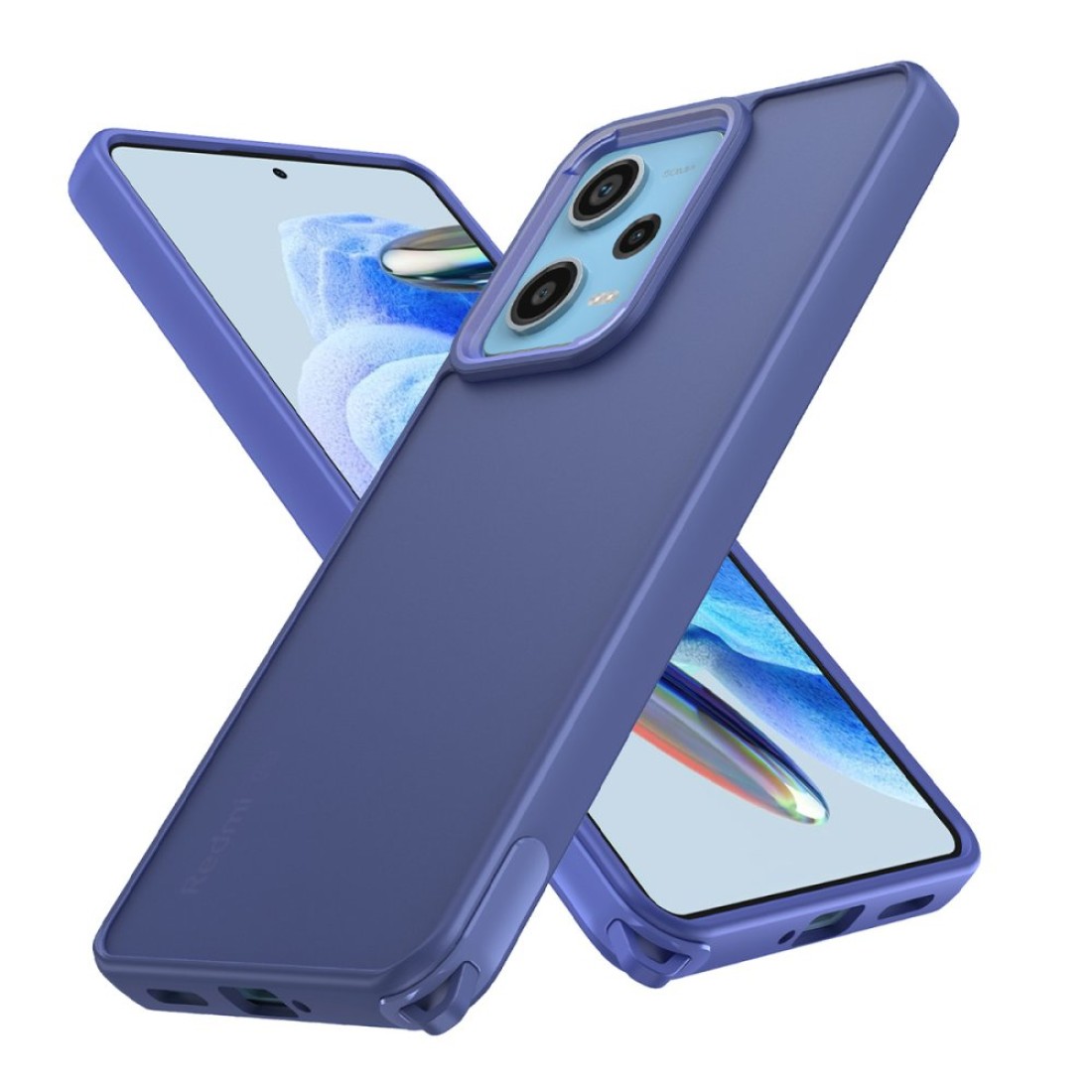  Xiaomi Redmi Note 12 Pro 5G Kılıf Elegant Kapak - Açık Mavi