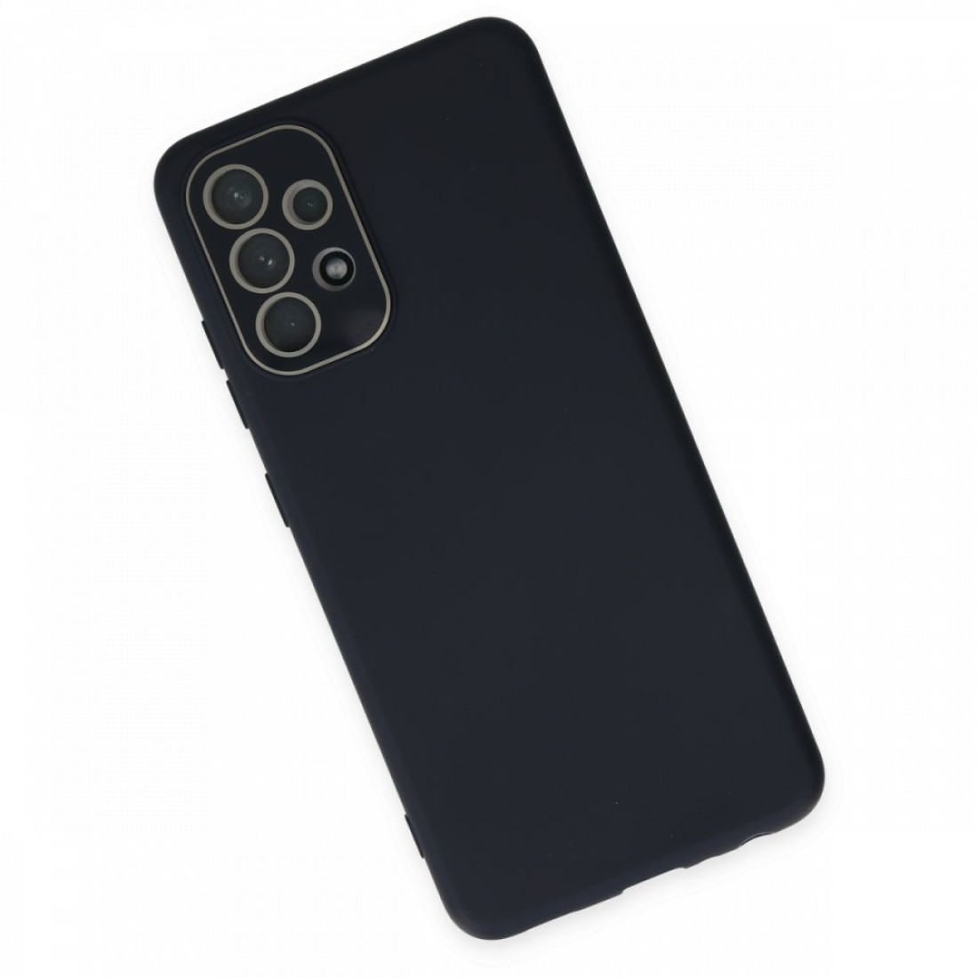  Samsung Galaxy A73 5G Kılıf Lansman Glass Kapak - Lacivert