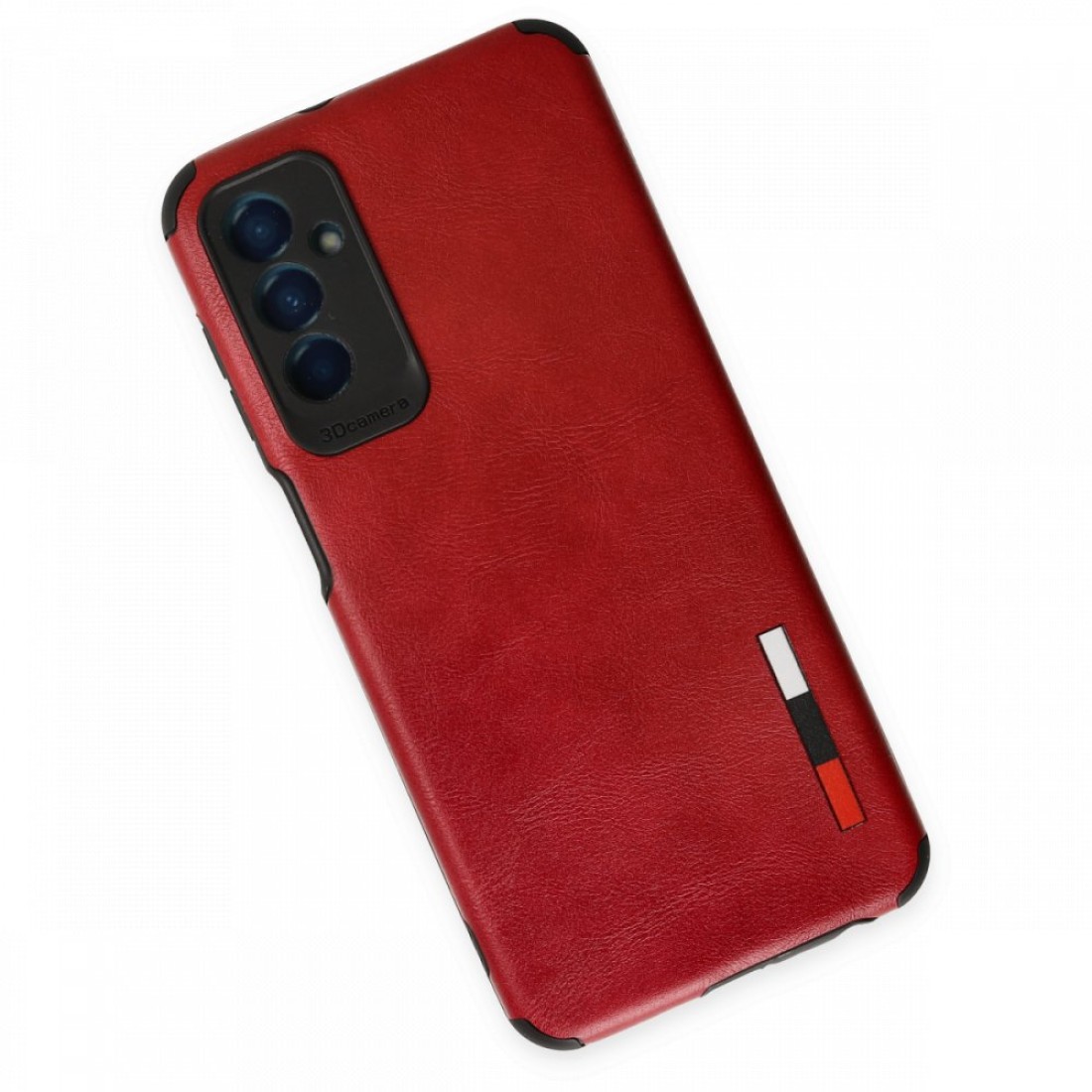  Samsung Galaxy M23 Kılıf Loop Deri Silikon - Kırmızı