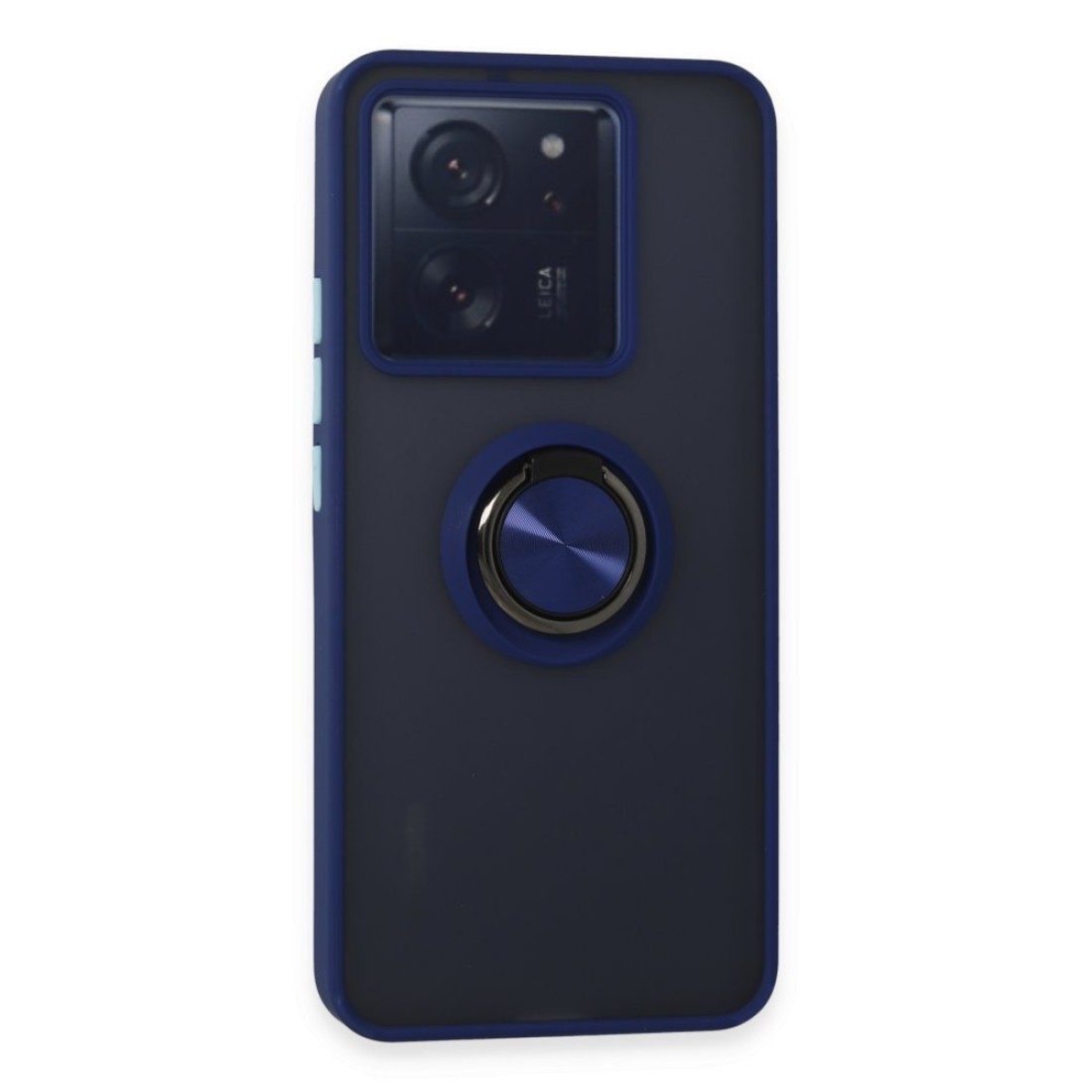  Xiaomi Mi 13T Kılıf Montreal Yüzüklü Silikon Kapak - Lacivert