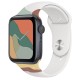  Apple Watch 38mm KR407 Kamuflaj Silikon Kordon - Desen 3