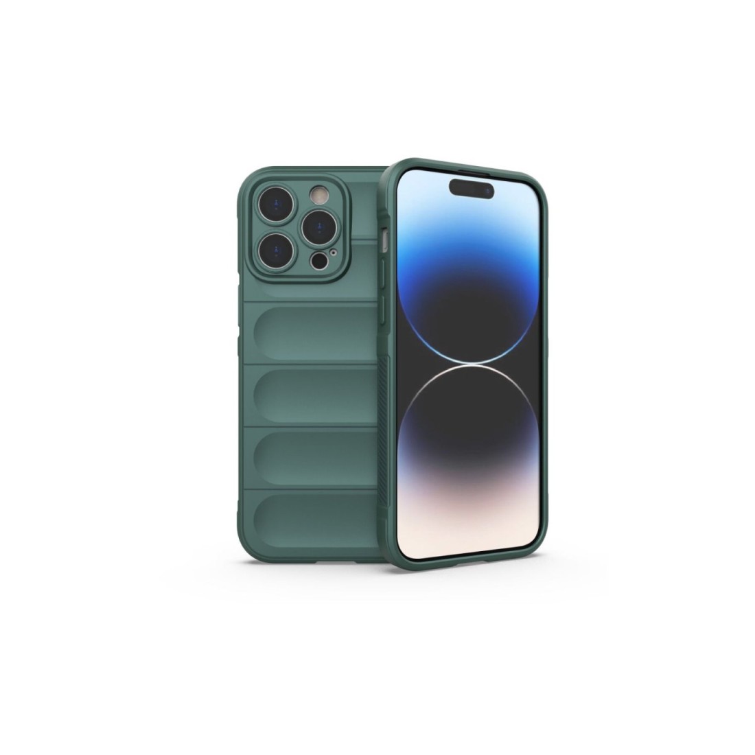  iPhone 16 Pro Kılıf Optimum Silikon - Koyu Yeşil