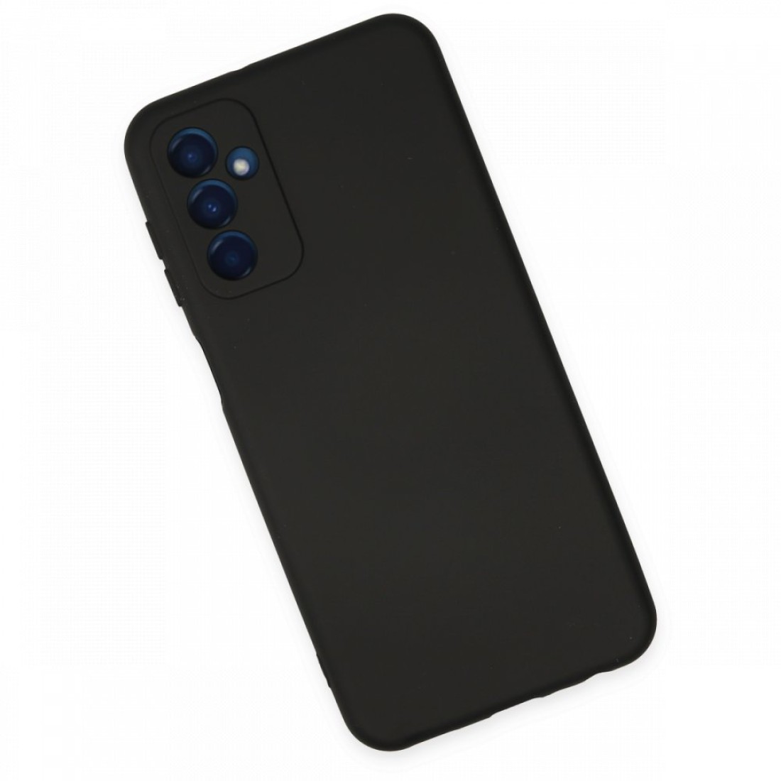  Samsung Galaxy M23 Kılıf Nano içi Kadife Silikon - Siyah