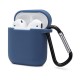  Airpods 2 (2.nesil) Sert Silikon Kılıf - Lacivert