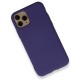iPhone 11 Pro Kılıf Nano içi Kadife Silikon - Mor iPhone 11 Pro Kılıf Nano içi Kadife Silikon - Mor