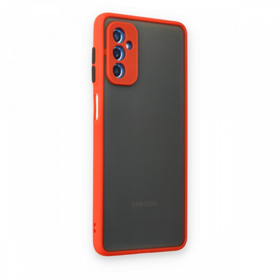  Samsung Galaxy M52 5G Kılıf Montreal Silikon Kapak - Kırmızı