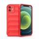  iPhone 12 Kılıf Optimum Silikon - Kırmızı