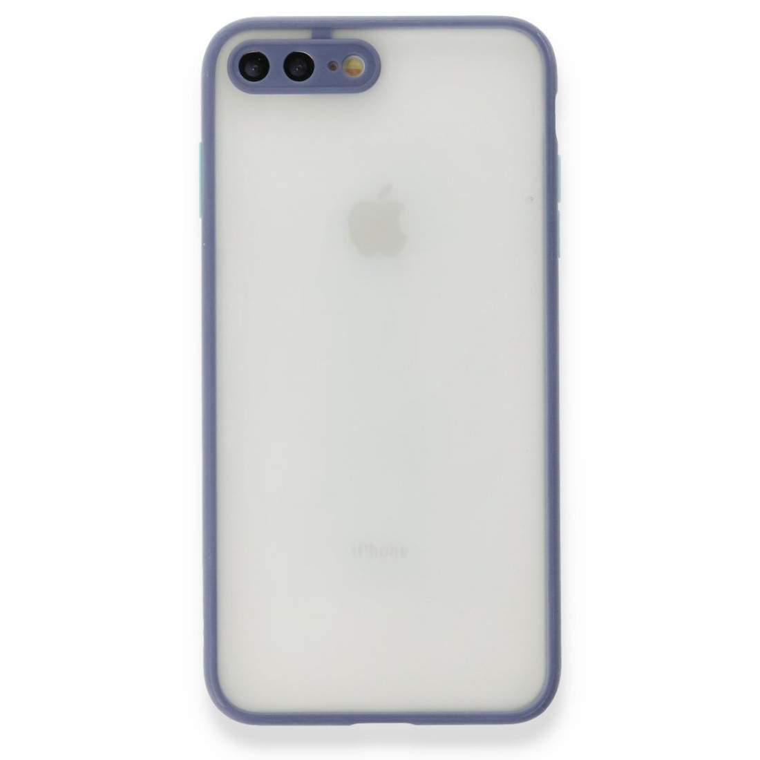  iPhone 7 Plus Kılıf Montreal Silikon Kapak - Gri