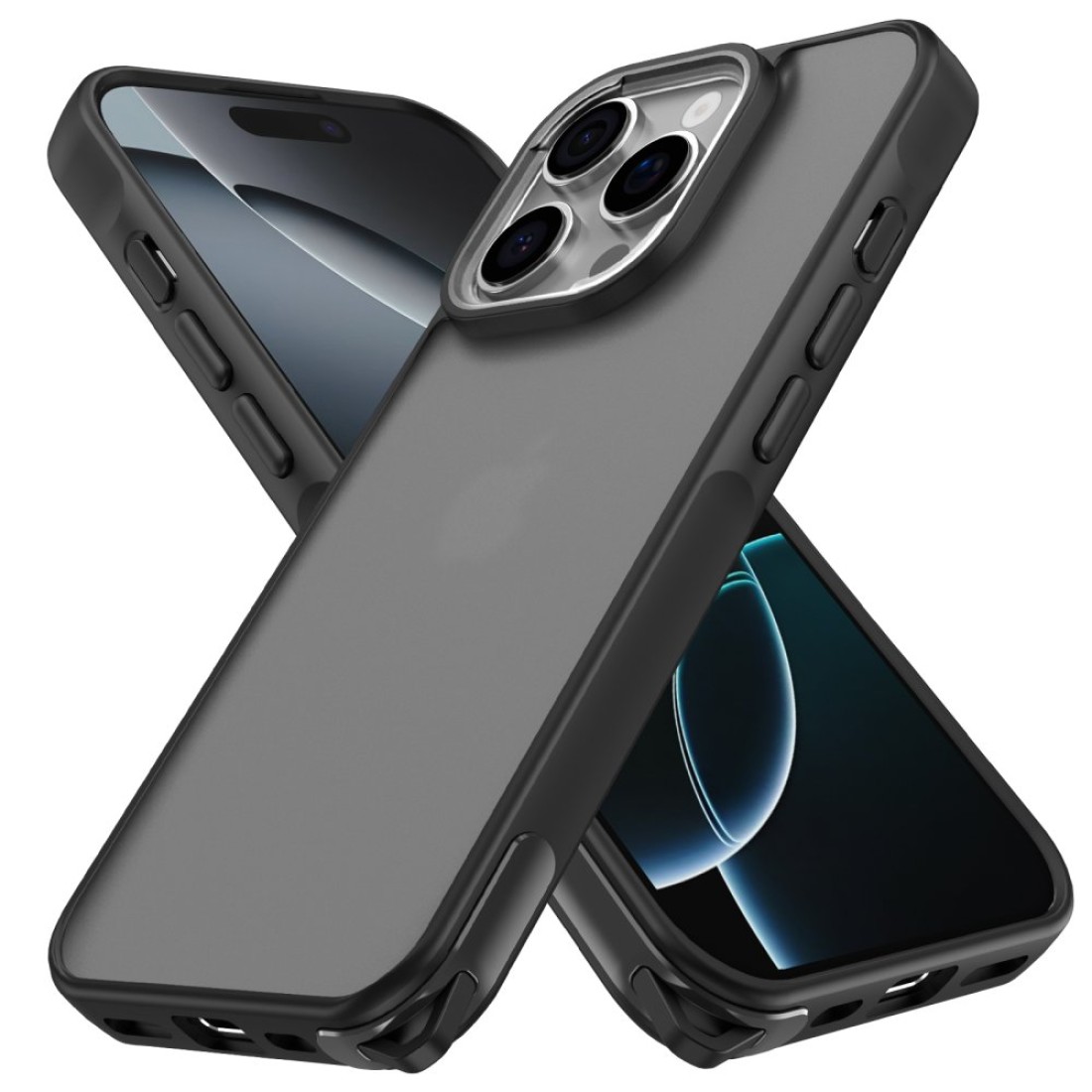  iPhone 16 Pro Kılıf Elegant Kapak - Siyah
