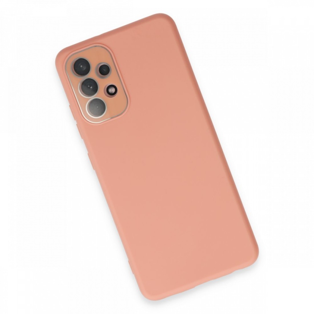  Samsung Galaxy A52S Kılıf Lansman Glass Kapak - Pembe