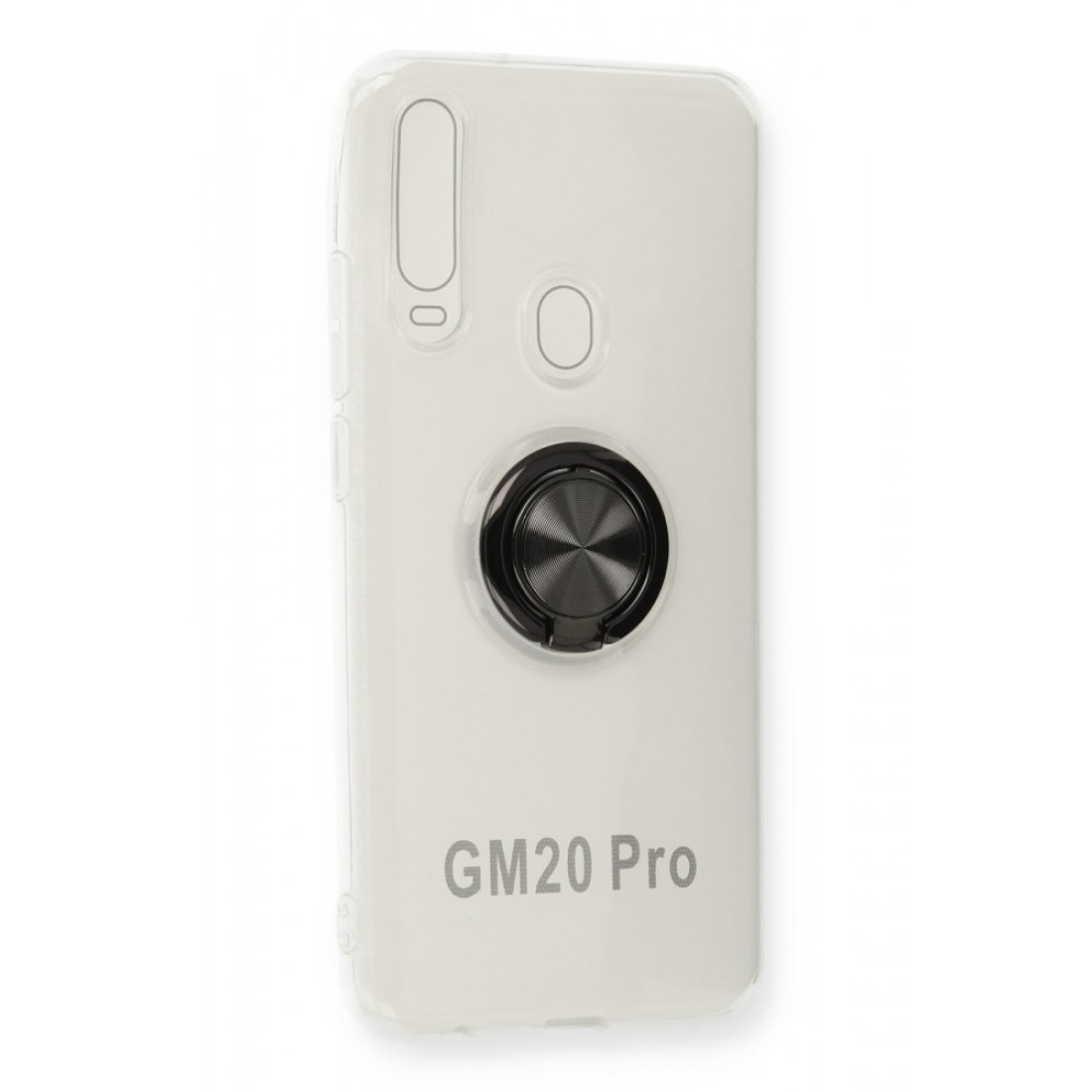  General Mobile GM 20 Pro Kılıf Gros Yüzüklü Silikon - Siyah