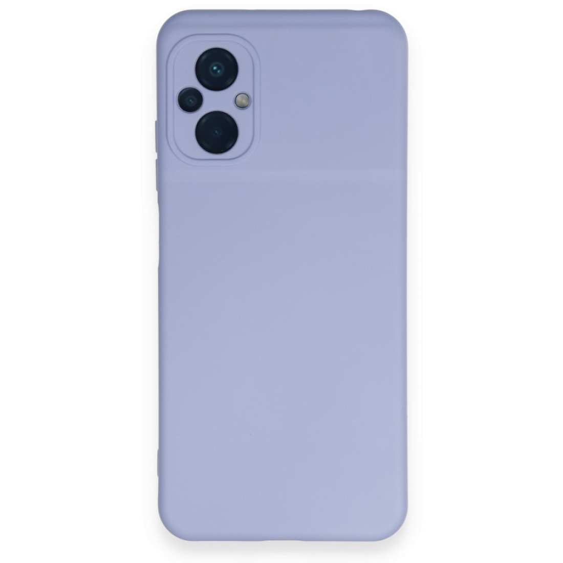  Xiaomi Poco M5 Kılıf Nano içi Kadife Silikon - Lila