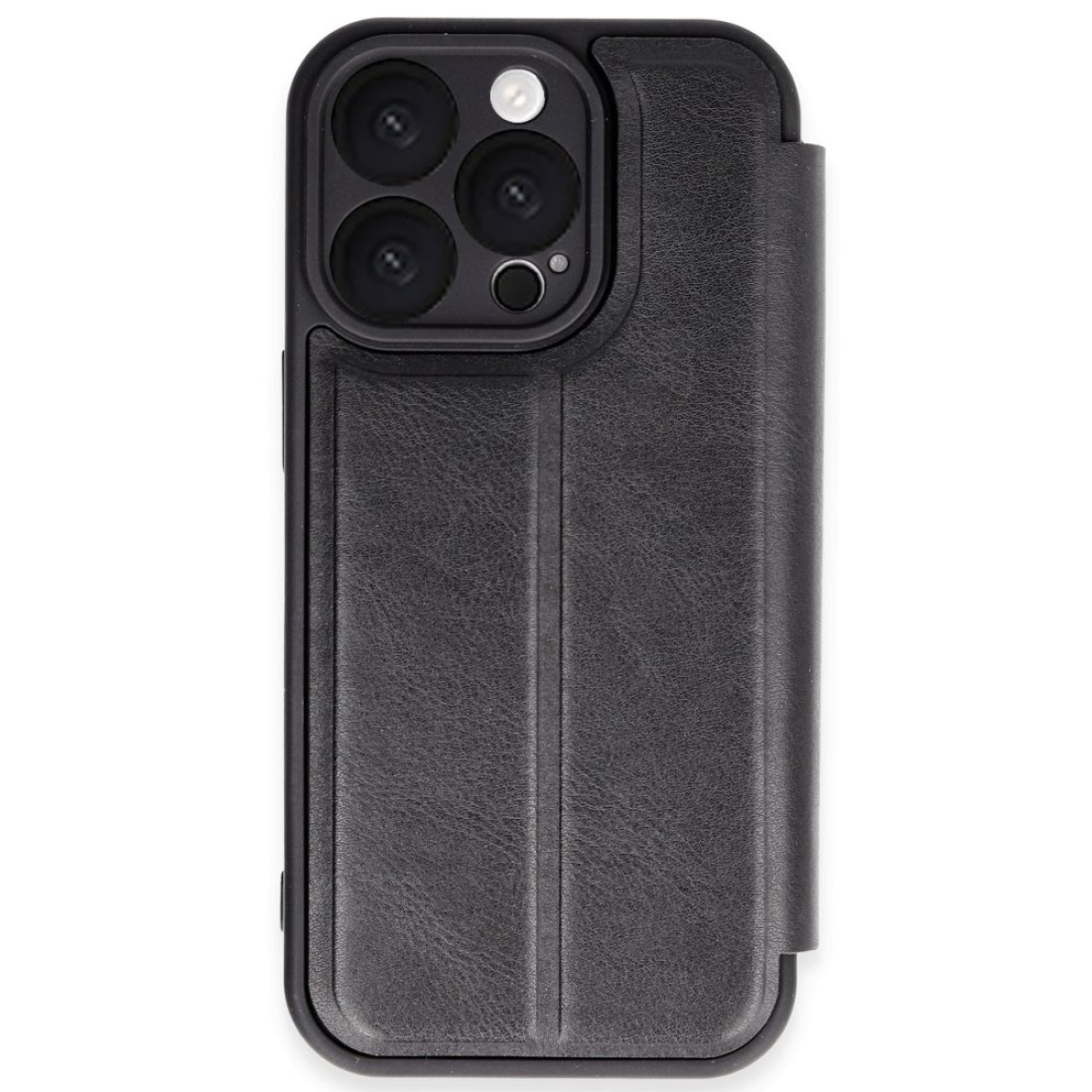  iPhone 16 Pro Kılıf Flip Cover - Siyah
