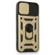iPhone 12 Pro Kılıf Pars Lens Yüzüklü Silikon - Gold iPhone 12 Pro Kılıf Pars Lens Yüzüklü Silikon - Gold