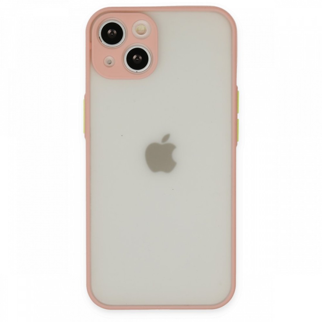  iPhone 14 Plus Kılıf Montreal Silikon Kapak - Pembe