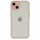  iPhone 14 Plus Kılıf Montreal Silikon Kapak - Pembe