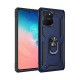  Samsung Galaxy A91 / S10 Lite Kılıf Sofya Yüzüklü Silikon Kapak - Lacivert