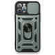 iPhone 12 Pro Kılıf Pars Lens Yüzüklü Silikon - Yeşil iPhone 12 Pro Kılıf Pars Lens Yüzüklü Silikon - Yeşil