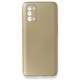 Oppo Reno 4 Kılıf First Silikon - Gold Oppo Reno 4 Kılıf First Silikon - Gold