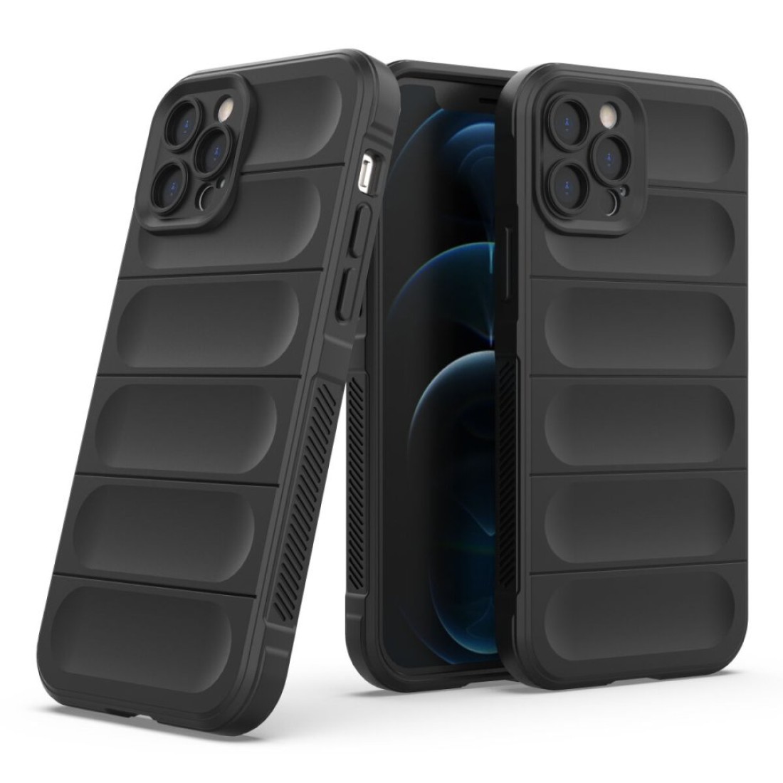 iPhone 12 Pro Kılıf Optimum Silikon - Siyah iPhone 12 Pro Kılıf Optimum Silikon - Siyah
