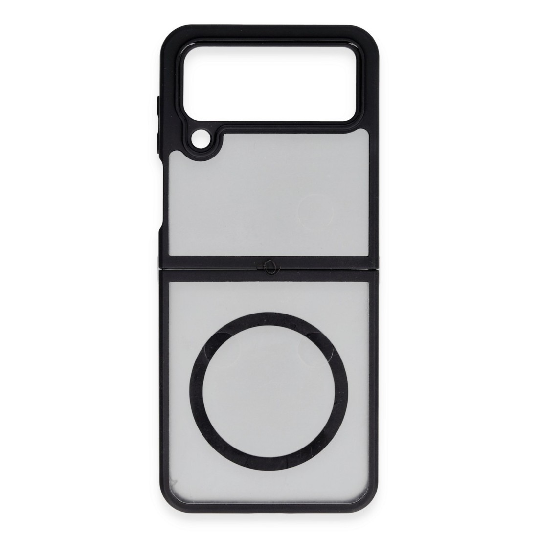  Samsung Galaxy Z Flip 4 Kılıf Blur Fold Magsafe Kapak - Mat Siyah