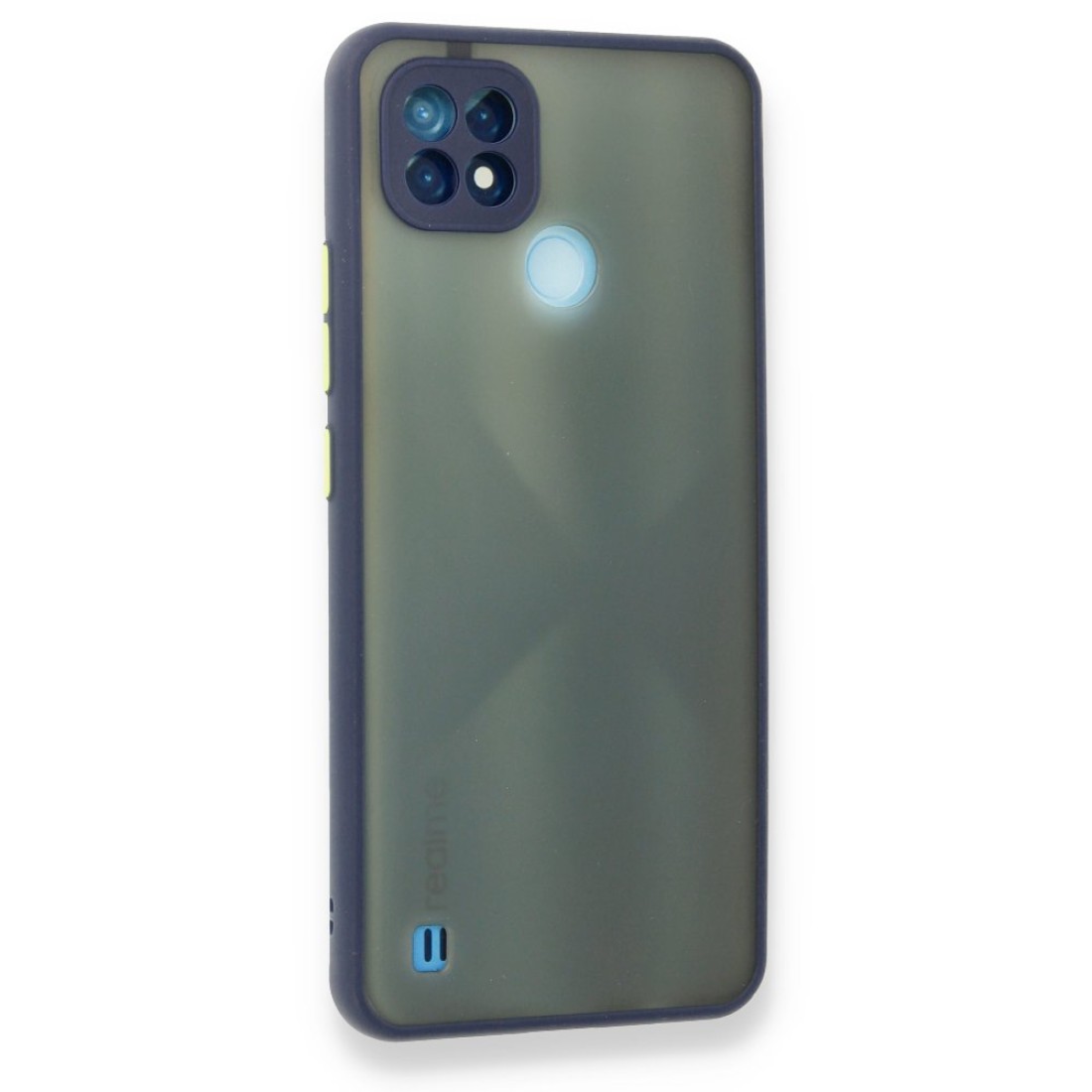  Realme C21 Kılıf Montreal Silikon Kapak - Lacivert
